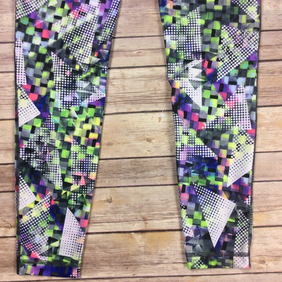 Fila Sport Running MultiColor Geometric Leggings - Picture 7 of 8